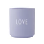 Design Letters - AJ Favourite Porcelain mug, Love / lilac