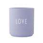 Design Letters - AJ Favourite Porcelain mug, Love / lilac