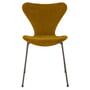 Fritz Hansen - Series 7 chair, fully upholstered, brown bronze / Velvet Belfast soft ochre