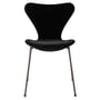 Fritz Hansen - Series 7 chair, fully upholstered, brown bronze / Velvet Belfast midnight black