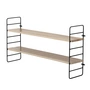 Bloomingville - North shelf, 65 cm, black / nature