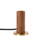 Tala - Walnut Knuckle Table lamp, walnut / brass