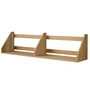 Fdb møbler - B5 wall shelf 21 x 100 cm, natural oak