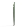 TipToe - Table and desk leg H 75 cm, eucalyptus gray