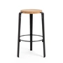 TipToe - MI LOU bar stool, oak / graphite black