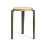 TipToe - LOU Stool, natural oak / rosemary