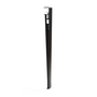 TipToe - Table and desk leg H 75 cm, graphite black