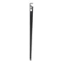 TipToe - Bar table leg H 110 cm, graphite black