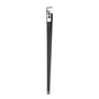 TipToe - Table leg H 90 cm, graphite black