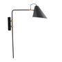 House Doctor - Club wall lamp, single / black