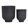 House Doctor - Vig Plant pots, gray (set of 2)