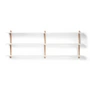 Gejst - Nivo Wall shelf D Large, light oak / white