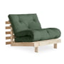 Karup Design - Roots Sleeping chair 90 cm, pine nature / olive green (756)