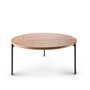 Eva Solo - Savoye Coffee table, Ø 90 x H 42 cm, natural oak / black