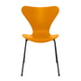 Fritz Hansen - Series 7 chair, black / ash burnt yellow colored