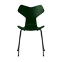 Fritz Hansen - Grand Prix chair, black / ash evergreen colored