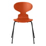 Fritz Hansen - The ant chair, ash paradise orange colored / frame black