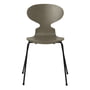 Fritz Hansen - The ant chair, ash olive green colored / frame black