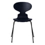 Fritz Hansen - The ant chair, ash midnight blue colored / frame black