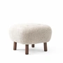 & tradition - Pouf ATD1, Sheep Moonlight / Walnut