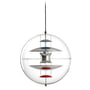 Verpan - VP Globe Pendant lamp Ø 40 cm, aluminum / clear