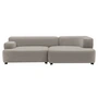 Fritz Hansen - Corner Alphabet sofa, 2-seater, corner right / armrest left low, beige (Christianshavn 1120)