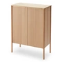 Fritz Hansen - Skagerak Jut High Cabinet, oiled oak / brass