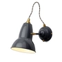Anglepoise - Original 1227 Brass Wall Lamp, Elephant Grey