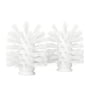 Nichba Design - Spare brush head for toilet brush with wall bracket, white (set of 2)