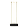AYTM - Grasil candle holder for the floor, black / gold