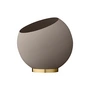 AYTM - Globe Flower pot, Ø 37 x H 32.3 cm, taupe