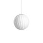 Hay - Nelson Ball Crisscross Bubble pendant S, Ø 32 x H 30,5 cm, off white
