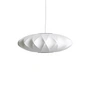HAY - Nelson saucer crisscross bubble pendant light s, ø 4 4. 5 x h 19 cm, off white