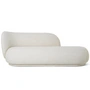 Ferm Living - Rico chaise lounge, off-white (bouclé)