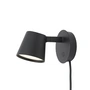 Muuto - Tip LED wall light, black