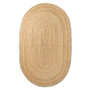 Ferm Living - Eternal Oval jute carpet, 230 x 340 cm, natural