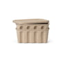 ferm Living - Paper Pulp Storage box, small, brown (set of 2)