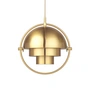 Gubi - Multi-Lite Pendant light S, Ø 22,5 cm, brass