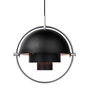 Gubi - Multi-Lite Pendant lamp Ø 36 cm, chrome / black