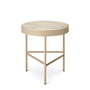 ferm Living - Travertine Coffee table, small, cashmere