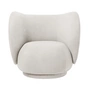 Ferm Living - Rico Lounge Chair, Bouclé off-white
