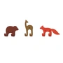 vonbox - Zoo wall hook, Forest (set of 3)