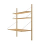 Frama - Library Shelf H 114,2 cm, oiled oak (Desk Section)