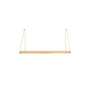 Frama - Shelf Shelf 40 x 20 cm, oak / brass