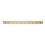 Hübsch Interior - Hook rail with 10 hooks, length 140 cm, oak