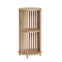 Hübsch Interior - Side table with struts, Ø 35 x H 70 cm, oak