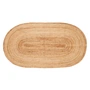 Hübsch Interior - Jute carpet, oval, 200 x 100 cm, natural