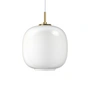 Louis Poulsen - VL45 Radiohus pendant light, Ø 25 cm, brass / opal white