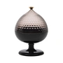 Kartell - Pumo Storage glass, Ø 21 cm, black / fumè
