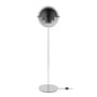 Gubi - Multi-Lite Floor lamp, chrome / matt black